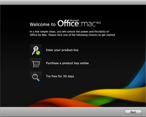 office product key for mac 2011